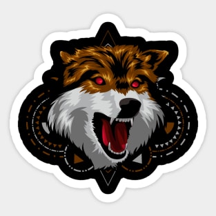 animal wolf Sticker